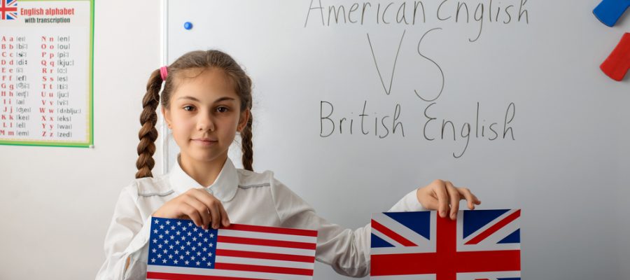 Concept,Of,Difference,Between,American,English,And,British,English.,Young
